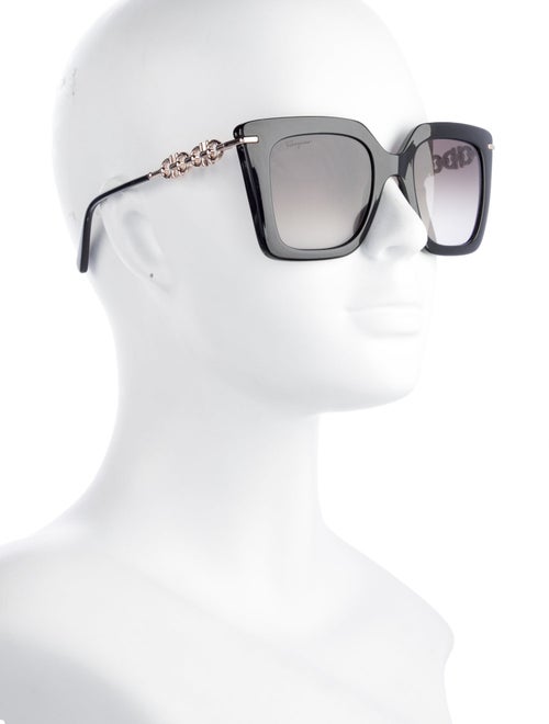Salvatore Ferragamo Square Gradient Sunglasses