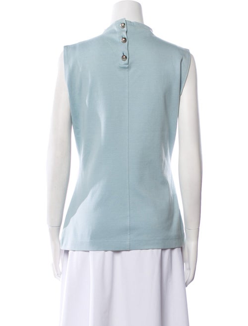 Salvatore Ferragamo Mock Neck Sleeveless Tunic