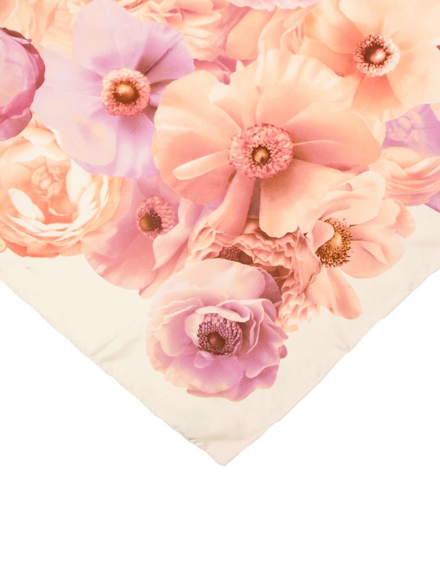 Salvatore Ferragamo Silk Floral Print Scarf