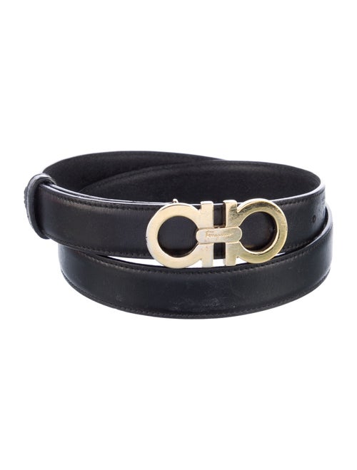 Salvatore Ferragamo Gancini Logo Skinny Belt Kit