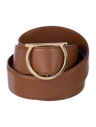 Salvatore Ferragamo Skinny Leather Belt