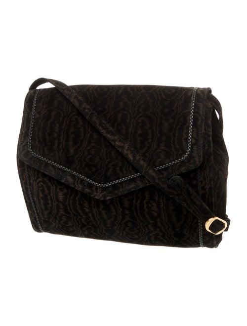 Salvatore Ferragamo Velvet Crossbody Bag