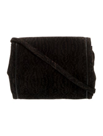 Salvatore Ferragamo Velvet Crossbody Bag
