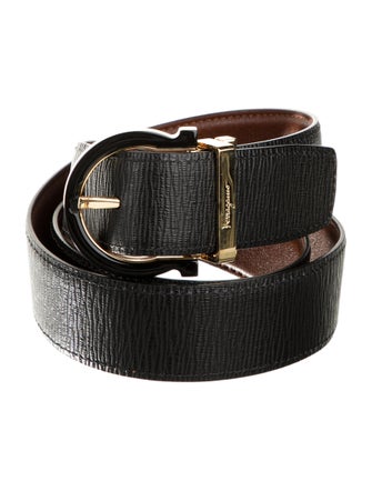 Salvatore Ferragamo Skinny Leather Belt