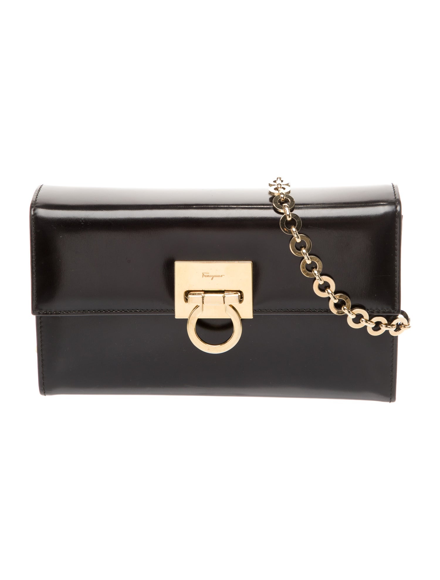 Salvatore Ferragamo Leather Evening Bag
