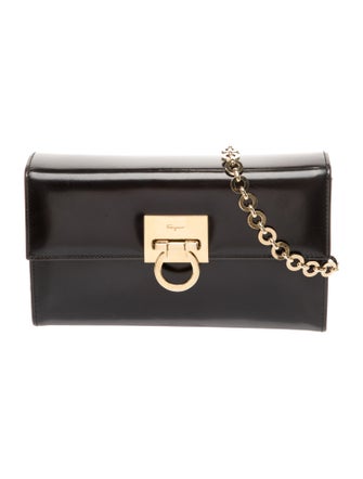 Salvatore Ferragamo Leather Evening Bag