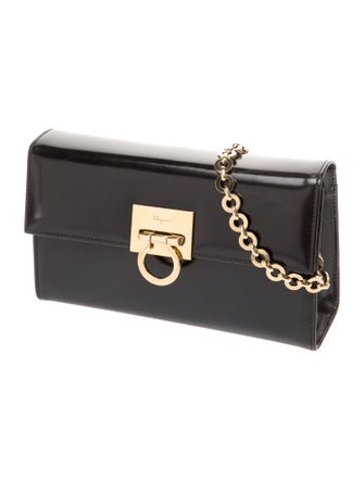Salvatore Ferragamo Leather Evening Bag