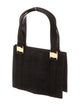 Salvatore Ferragamo Suede Top Handle Bag