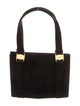 Salvatore Ferragamo Suede Top Handle Bag