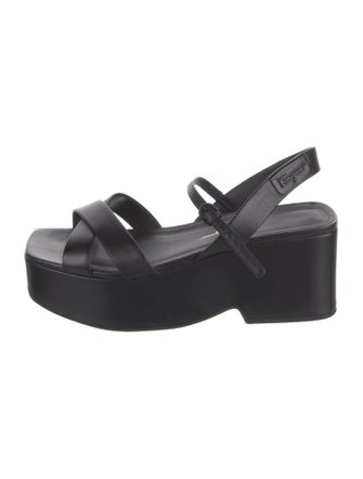 Salvatore Ferragamo Leather Slingback Sandals