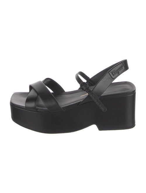 Salvatore Ferragamo Leather Slingback Sandals