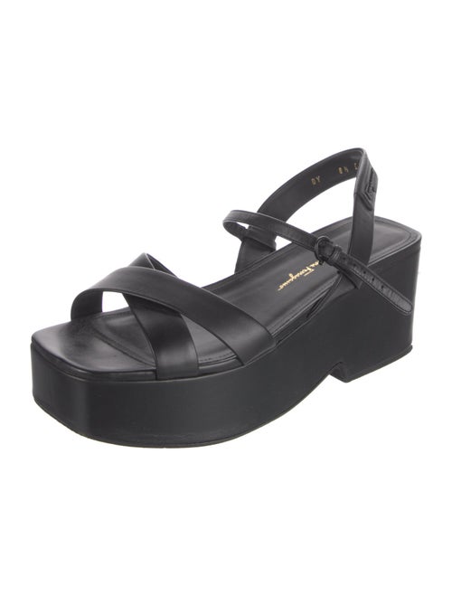 Salvatore Ferragamo Leather Slingback Sandals
