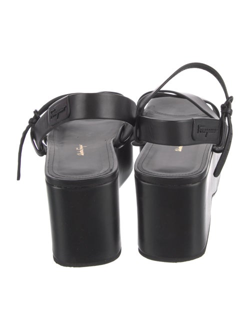 Salvatore Ferragamo Leather Slingback Sandals