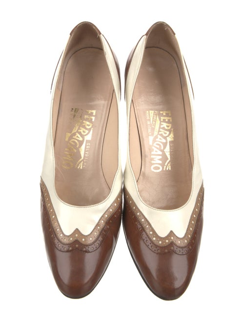 Salvatore Ferragamo Leather D'Orsay Pumps