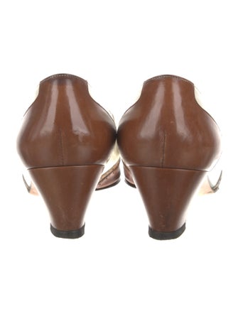 Salvatore Ferragamo Leather D'Orsay Pumps