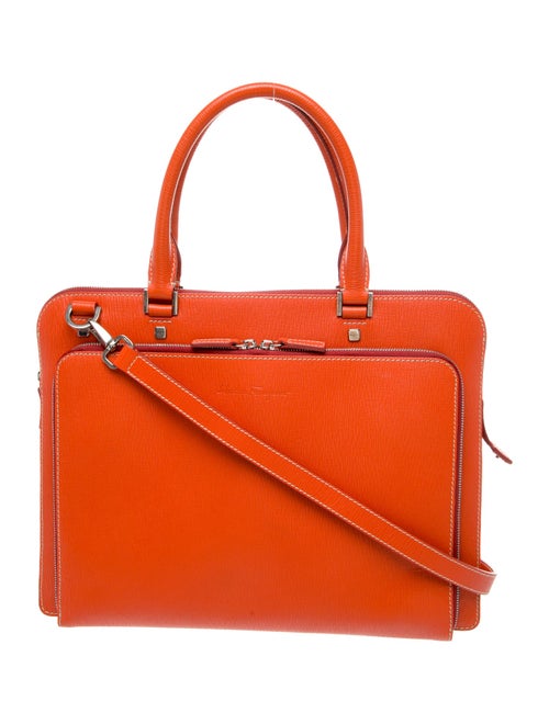 Salvatore Ferragamo Leather Top Handle Bag