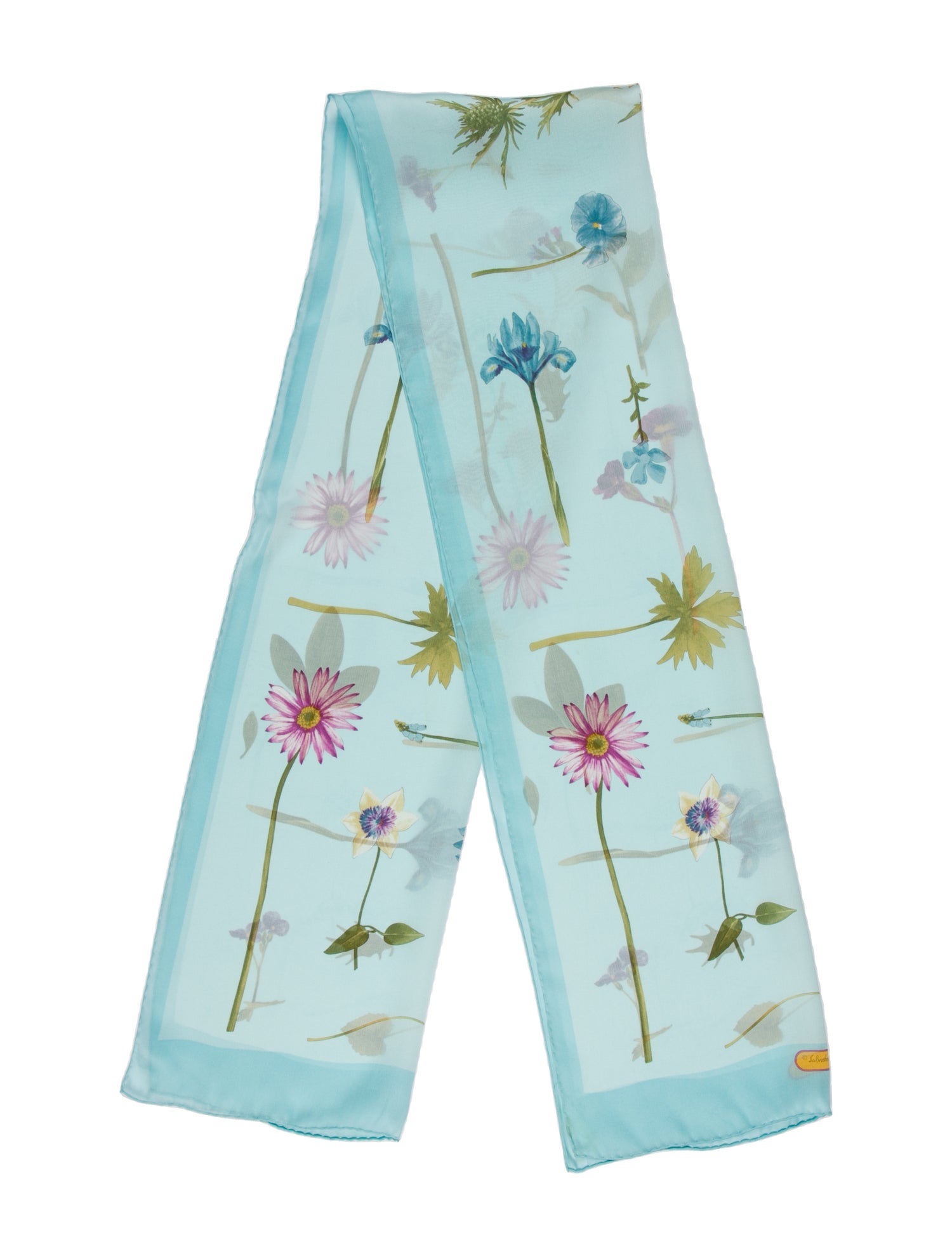 Salvatore Ferragamo Floral Print Scarf