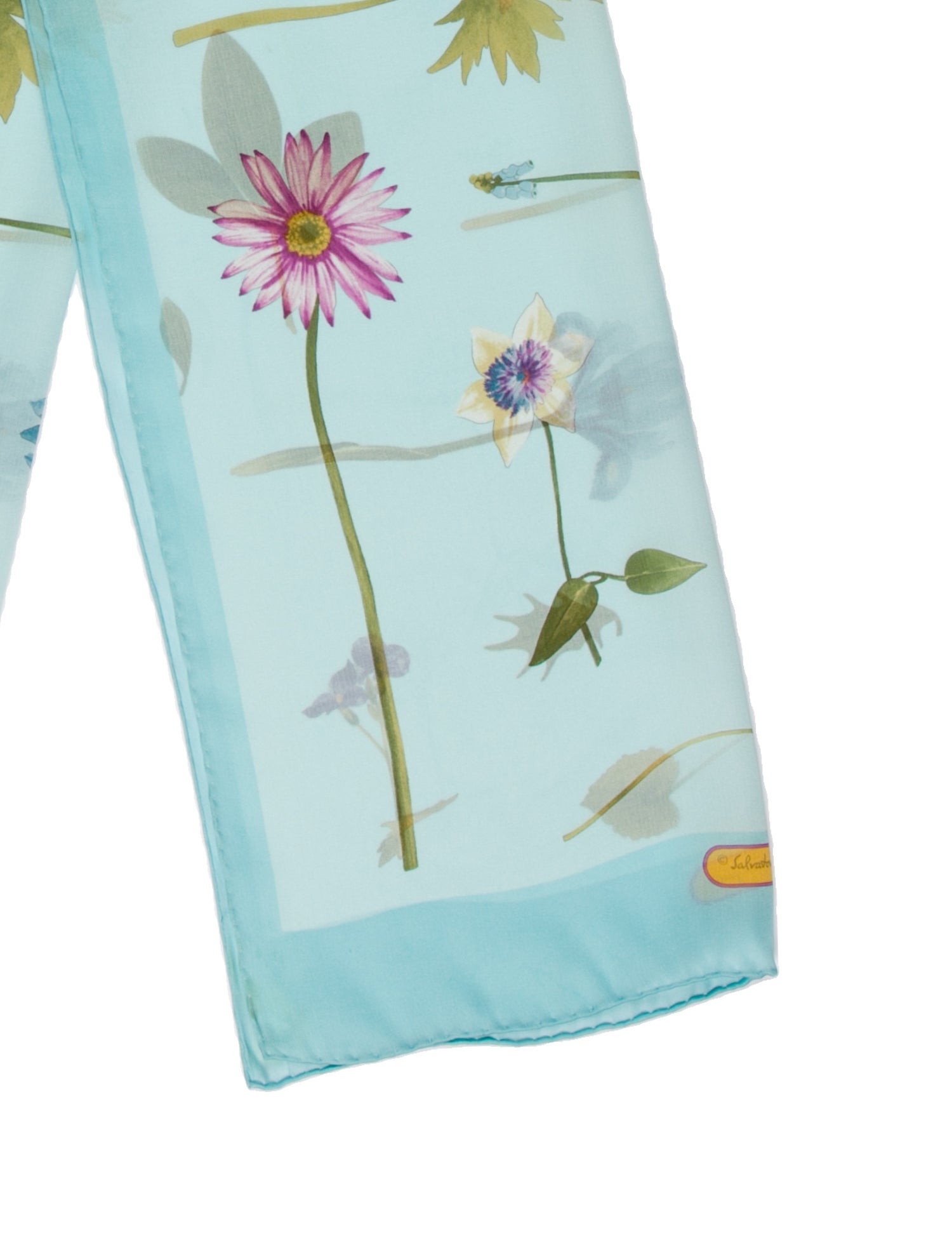 Salvatore Ferragamo Floral Print Scarf