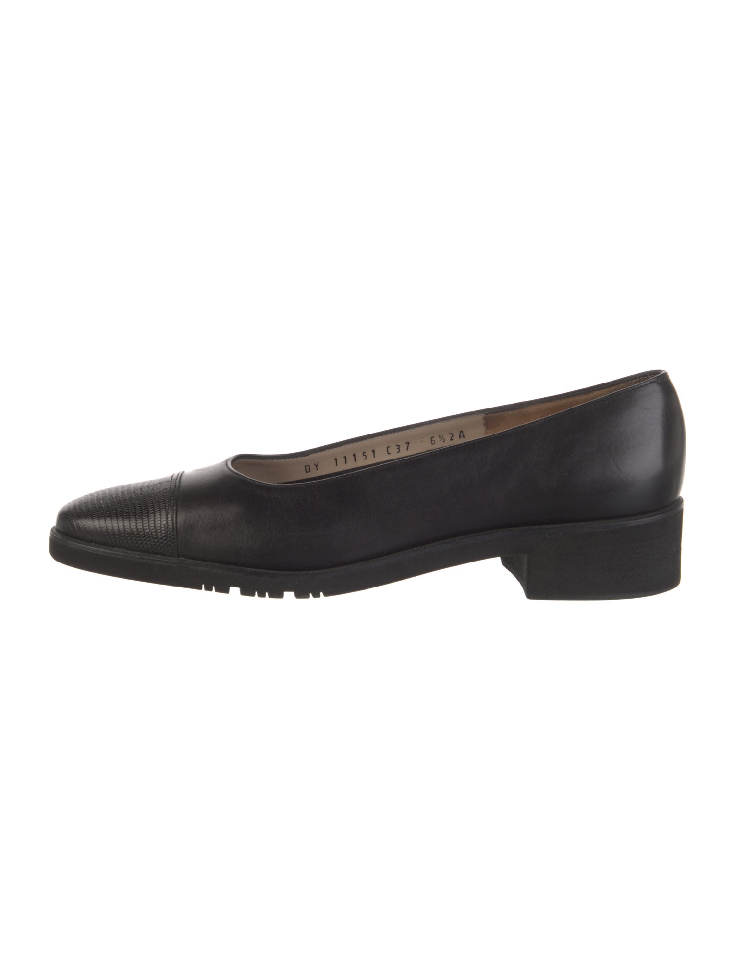 Salvatore Ferragamo Gancini Logo Leather Flats