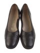 Salvatore Ferragamo Gancini Logo Leather Flats