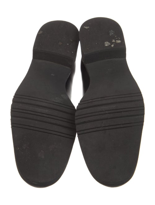 Salvatore Ferragamo Gancini Logo Leather Flats