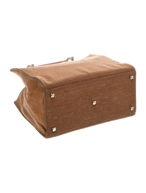 Salvatore Ferragamo Canvas Top Handle Bag