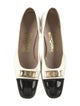 Salvatore Ferragamo Leather Animal Print Slingback Pumps