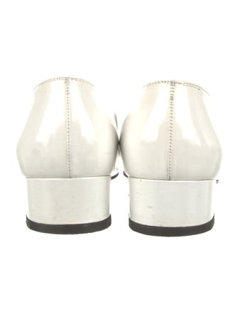 Salvatore Ferragamo Leather Animal Print Slingback Pumps