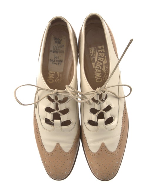 Salvatore Ferragamo Leather Animal Print Mules