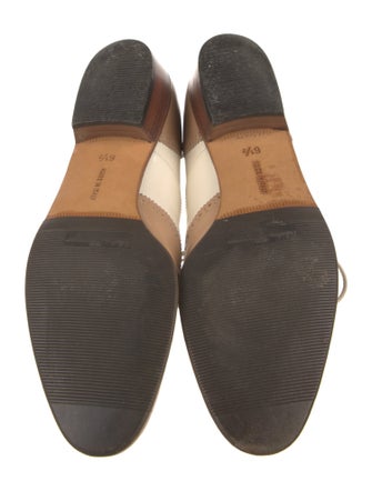 Salvatore Ferragamo Leather Animal Print Mules