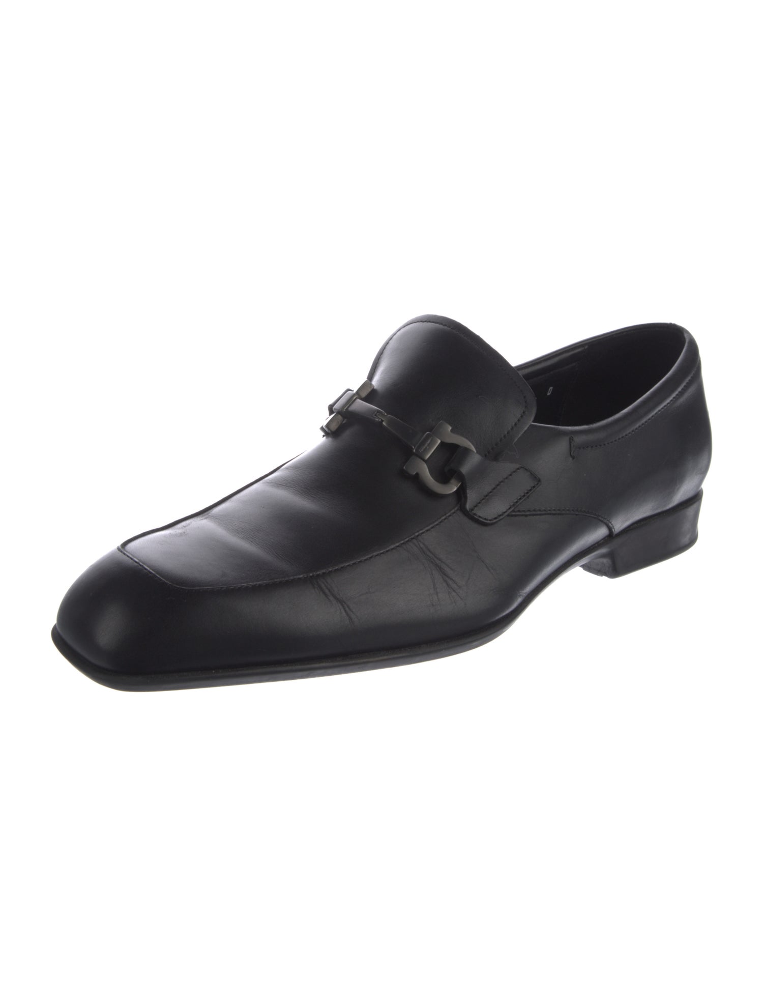 Salvatore Ferragamo Leather Dress Loafers