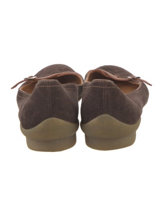 Salvatore Ferragamo Suede Flats