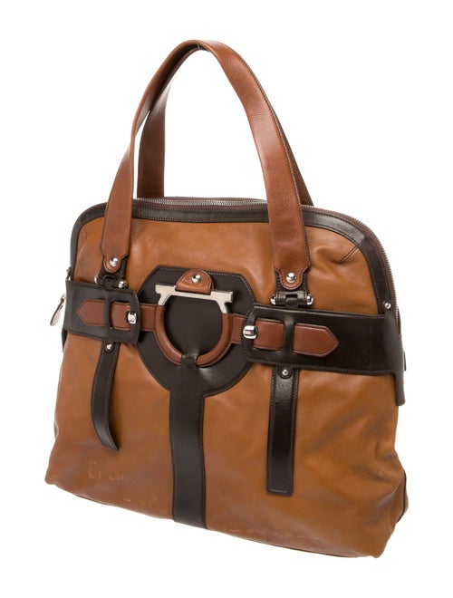 Salvatore Ferragamo Leather Top Handle Bag
