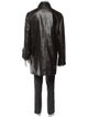 Salvatore Ferragamo Leather Overcoat