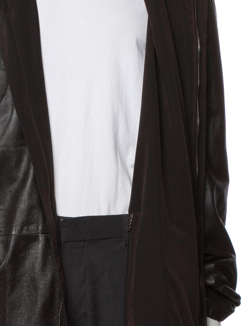 Salvatore Ferragamo Leather Overcoat