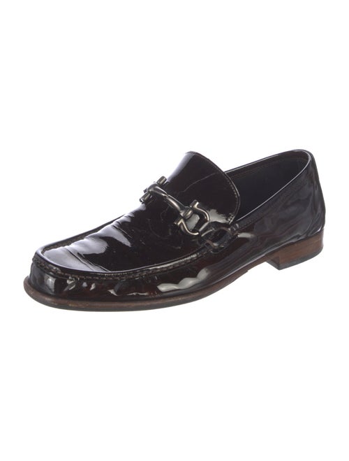 Salvatore Ferragamo Patent Leather Dress Loafers