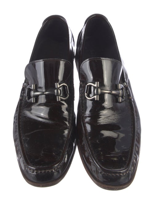 Salvatore Ferragamo Patent Leather Dress Loafers