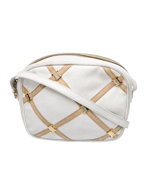 Salvatore Ferragamo Leather Messenger Bag