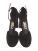 Salvatore Ferragamo Suede T-Strap Pumps