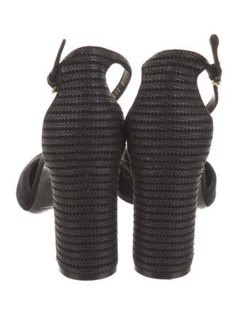 Salvatore Ferragamo Suede T-Strap Pumps