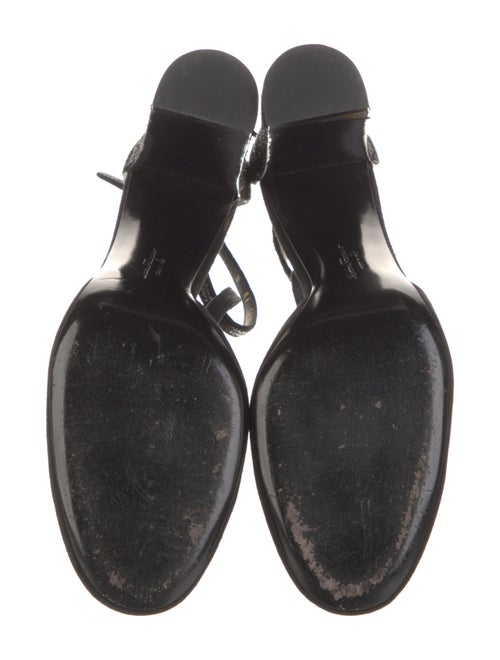 Salvatore Ferragamo Suede T-Strap Pumps