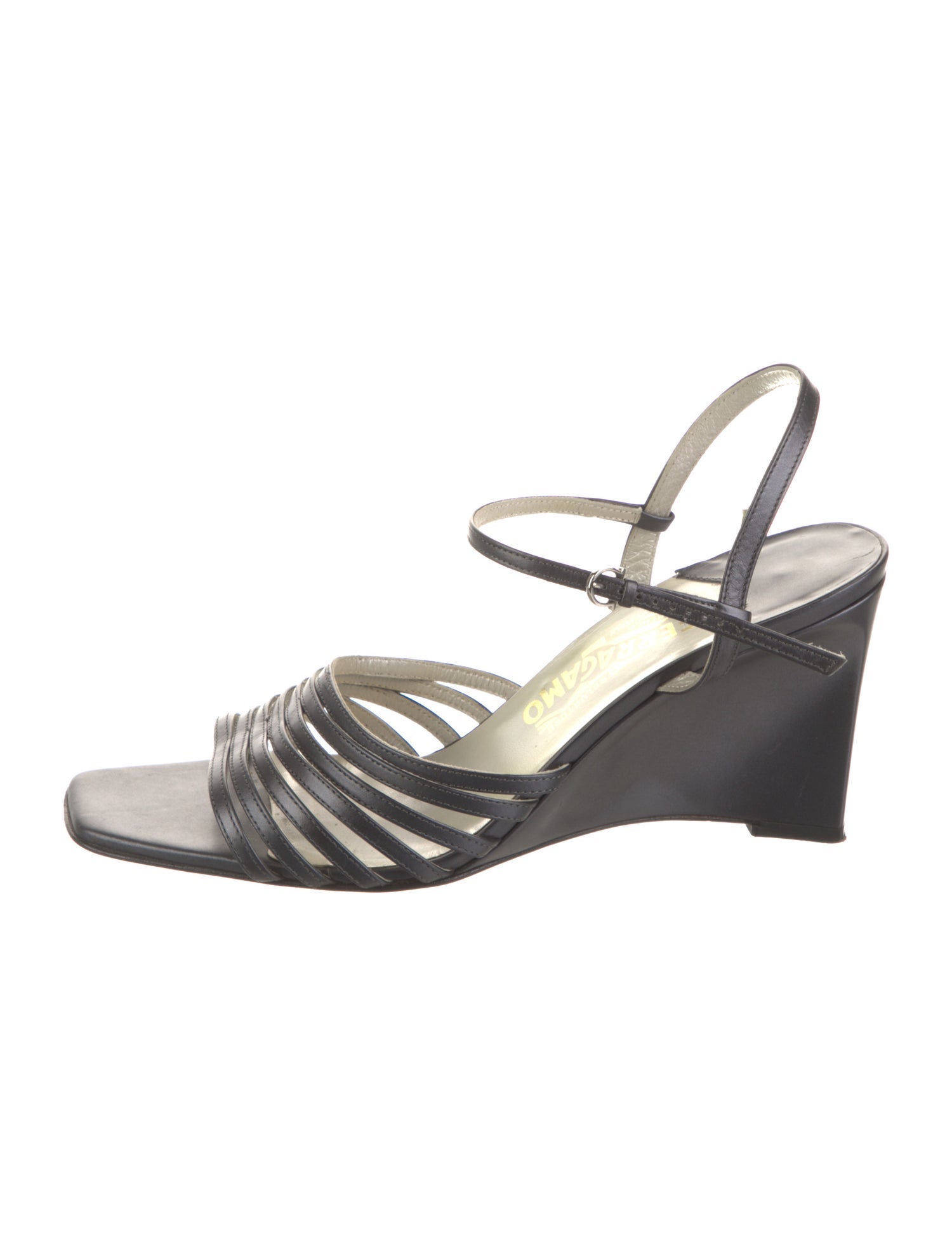 Salvatore Ferragamo Leather Slingback Sandals