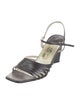 Salvatore Ferragamo Leather Slingback Sandals
