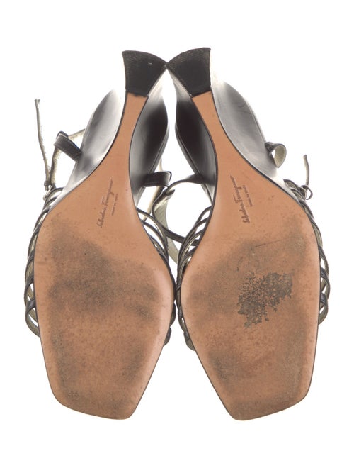 Salvatore Ferragamo Leather Slingback Sandals