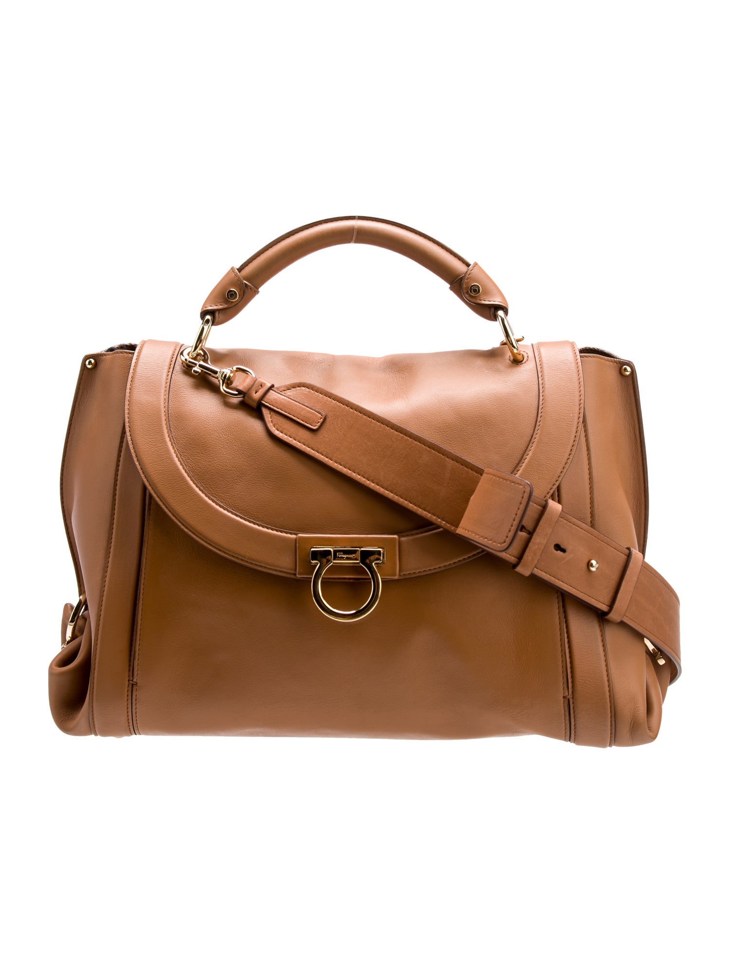 Salvatore Ferragamo Leather Top Handle Bag