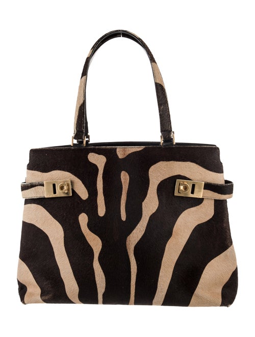 Salvatore Ferragamo Ponyhair Shoulder Bag