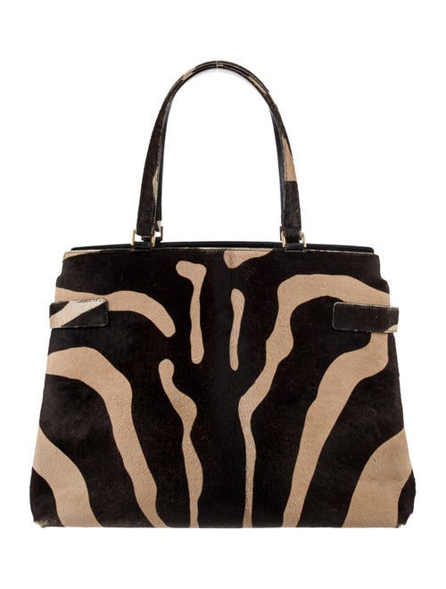 Salvatore Ferragamo Ponyhair Shoulder Bag