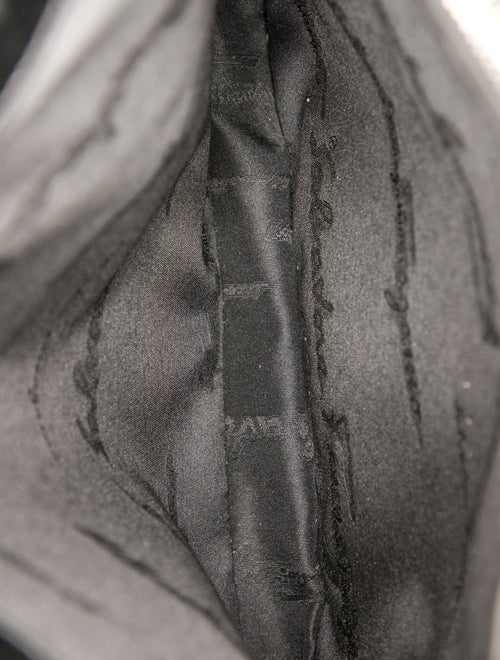 Salvatore Ferragamo Embossed Leather Shoulder Bag