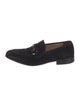 Salvatore Ferragamo Gancini Logo Suede Dress Loafers