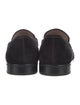 Salvatore Ferragamo Gancini Logo Suede Dress Loafers